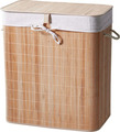 Tvättkorg Bambu 50 x 30 x 60 cm
